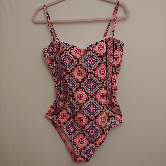 Laundry By Shelli Segal Other - Laundry by Shelli Segal womens 1 piece bathing suit mandala print large